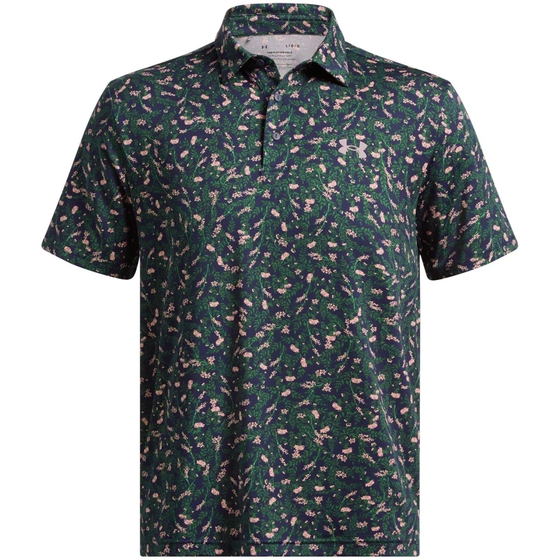 Image of Under Armour Mens Playoff Short-Sleeve Performance Polo Shirt Short Sleeve Performance Polos S Blue 36118719350