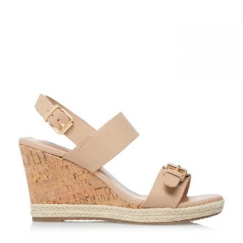 Image of Dune London Kendyll Wedge Heeled Sandals - Nude744
