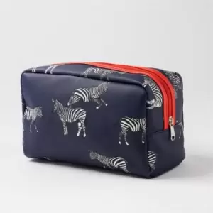 image of Chelsea Peers Print Wash Bag - Blue