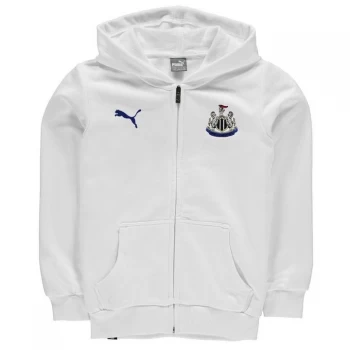 image of Puma Newcastle United Zip Hoody Junior Boys - White