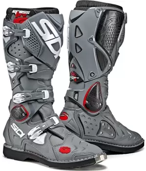 Image of Sidi Crossfire 2 Motocross Boots Grey Red