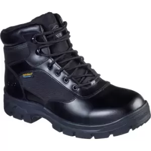Image of Skechers Wascana Benen Mens Waterproof Work Boots Black Size 12