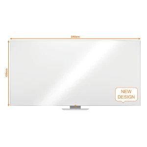 image of Nobo 1903912 Classic Nano Clean Whiteboard 2400 x 1200mm