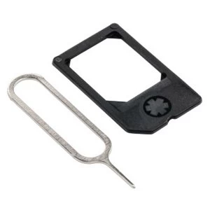Image of Hama Sim Adaptor MicroSIM/Sim Adapted By: Micro Sim Adapted to: Standard Sim