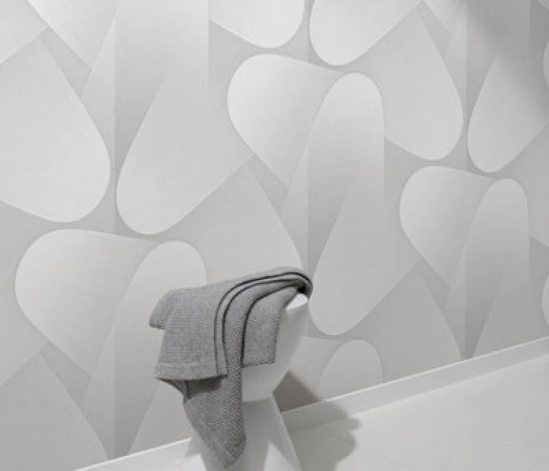 Image of Erismann Wallpaper Allure Light Grey