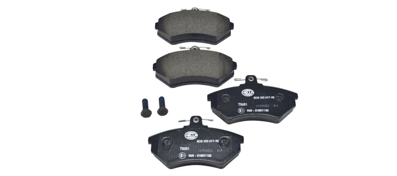 Image of HELLA Brake pad set HELLA 8DB 355 017-901