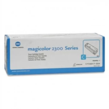 Image of Konica Minolta 171-0517-004 Cyan Laser Toner Ink Cartridge