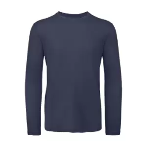 Image of B&C Mens Inspire Long Sleeve Tee (3XL) (Urban Navy)