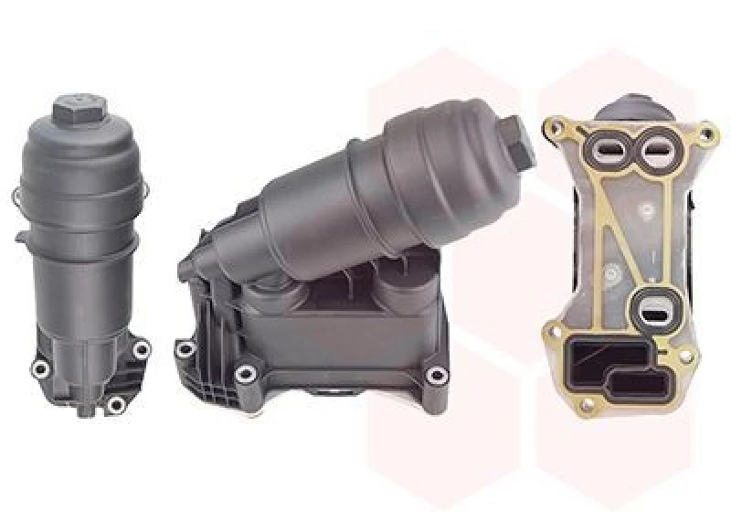 Image of VAN WEZEL Engine oil cooler VAN WEZEL 06013780