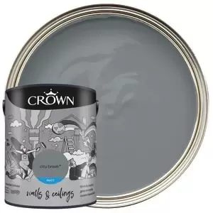 image of Crown Matt Emulsion Paint - City Break - 5L