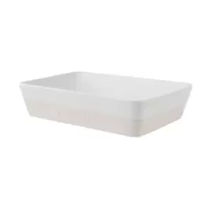Image of Artisan Street Medium Rectangular Roaster 26cm White