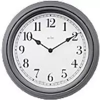Image of Acctim Grey Devonshire Wall Clock 28cm