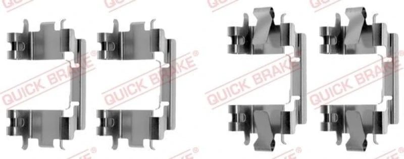 Image of QUICK BRAKE Brake pad fitting kit QUICK BRAKE 109-1257
