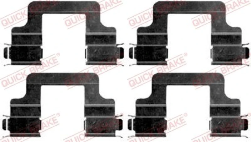 Image of QUICK BRAKE Brake pad fitting kit QUICK BRAKE 109-1679