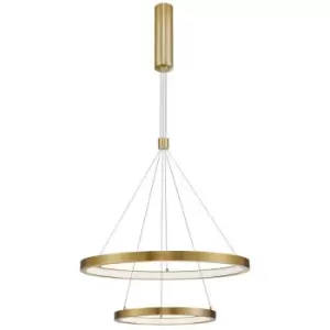 Image of Merano - Arbor Integrated LED Pendant Ceiling Light Brass Gold Aluminium LED 60W 4200Lm 3000K
