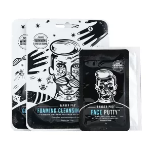 image of Barber Pro Skin Revival Charcoal Face Mask Kit