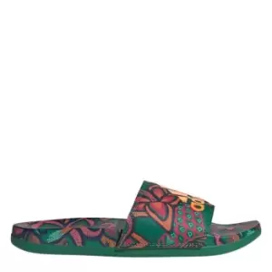 Image of adidas Adilette Comfort Sliders - Bold Green / Signal Orange / V