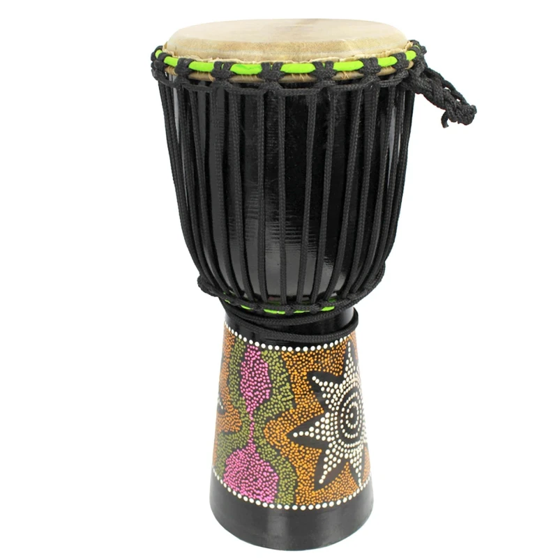 Image of A-Star A-Star 8" Painted Djembe Multi unisex Full Size