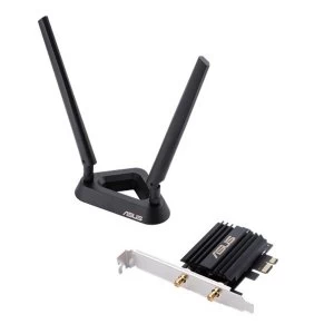 image of Asus (PCE-AX58BT) AX3000 (574+2402) Wireless Dual Band PCI Express Adapter