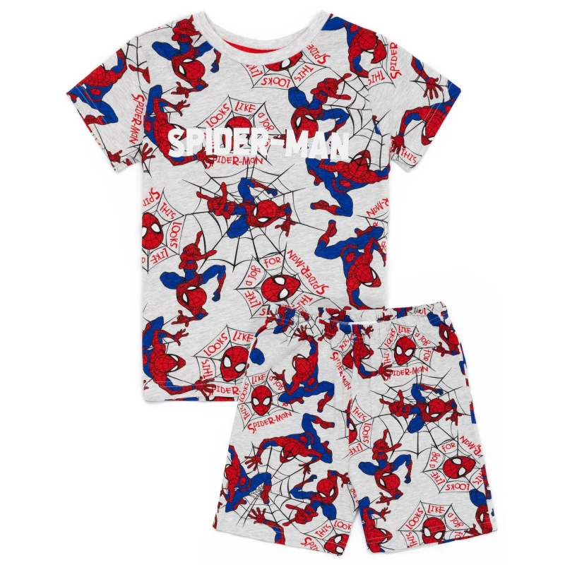 Image of Disney Short Sleeve Short Leg Pyjama Set Grey male