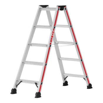 image of Hymer 402410 Double Sided Stepladder 2 x 5 Tread