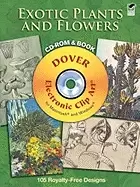 Image of exotic plants and flowers cd rom and book