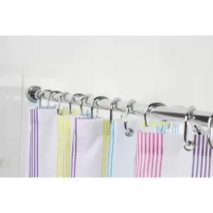 Croydex Shower Cubicle Telescopic Rod, Chrome