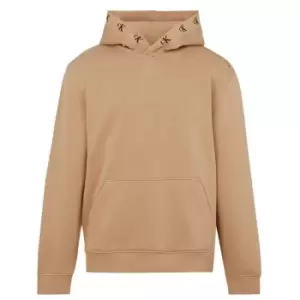 Image of Calvin Klein Jeans Jacquard Hoodie - Brown