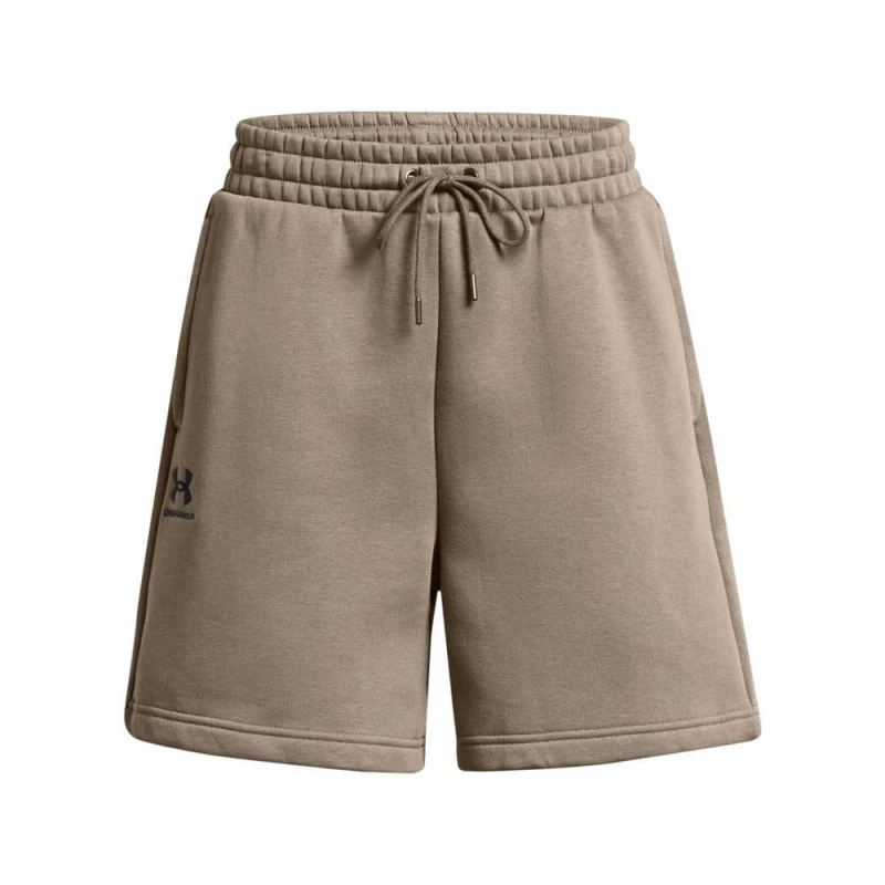 Image of Under Armour UA Icon Fleece Boyfriend Shorts - Brown Brown 8