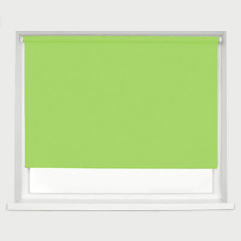 Image of Caecus Blinds Blackout Roller Blind Lime Green 60Cm