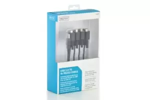 Image of Digitus USB 2.0 to 4xRS232 Cable