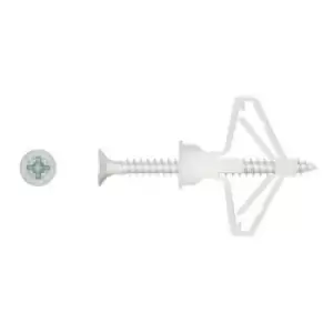 Image of Rawlplug Plastic Toggle (L)35mm (Dia)10mm, Pack Of 20