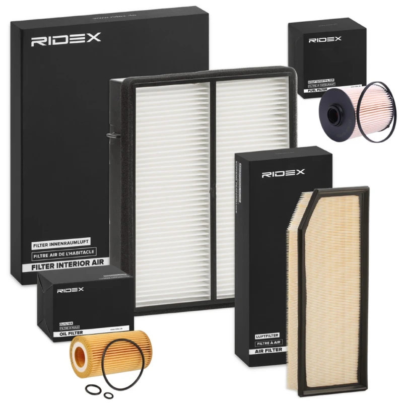 Image of RIDEX 4055F0682 Filter Set with air filter Filter Set (4055)