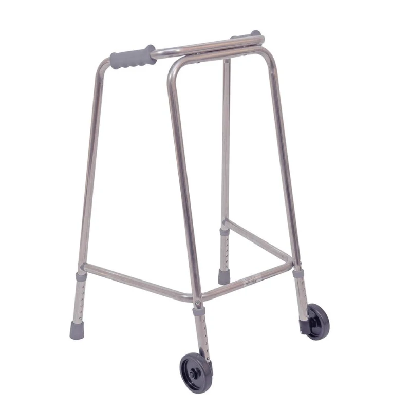 Image of Loops Ultra Narrow Lightweight Walking Frame with Wheels - 490mm Width - Medium Multi