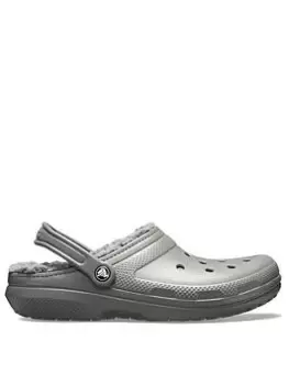 image of Crocs Crocs Classic Lined, Grey, Size 10, Men