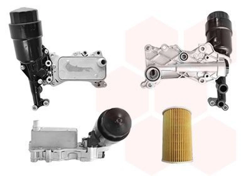 Image of VAN WEZEL Engine oil cooler VAN WEZEL 30013729