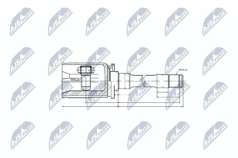 Image of NTY CV joint kit NTY NPW-BM-033