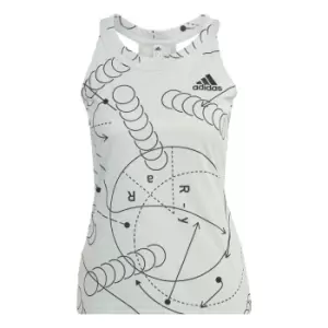 Image of adidas Club Tennis Graphic Tank Top Womens - Green