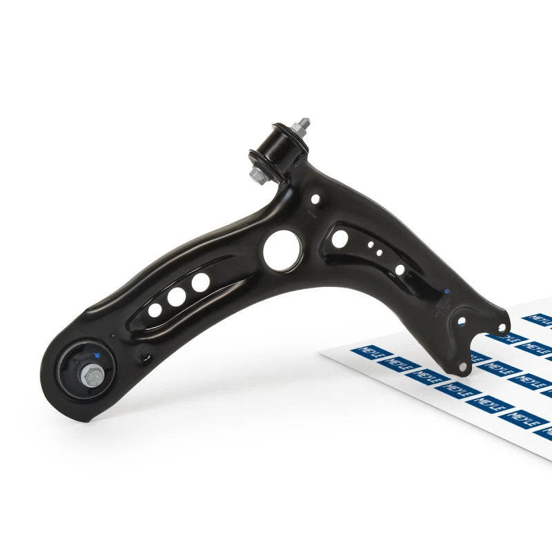 Image of MEYLE 116 050 0124/S Suspension arm Control Arm, Sheet Steel, Original Quality, Front Axle Right, without ball joint, with fastening/mounting material