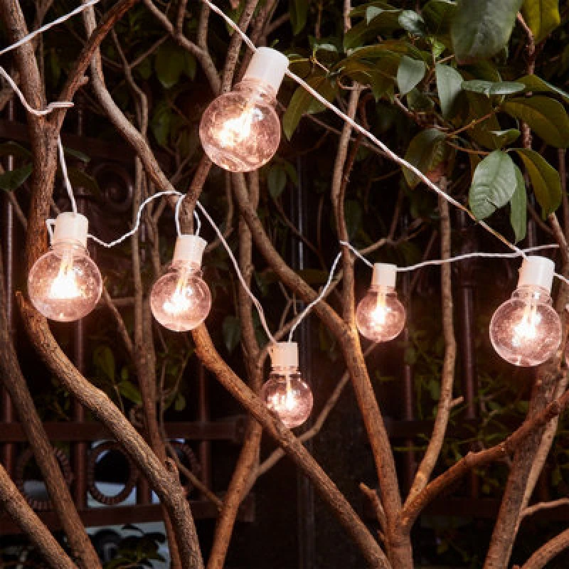 Image of EGLO Partaj LED 4.5 Meter White Transparent Outdoor Fairy Lights White unisex