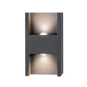 Image of Mezdra Outdoor Sconce Wall Lamp LED 2x 3W IP54