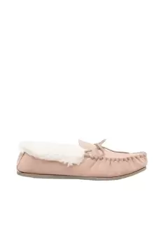 Image of Suede Emily Moccasin Slippers