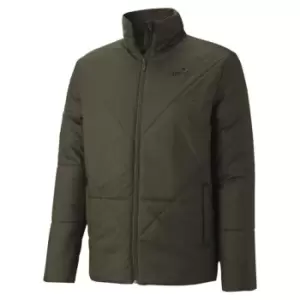 Image of Puma Essential Padded Jacket Mens - Green