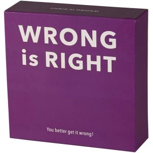 image of Wrong Is Right Trivia Game