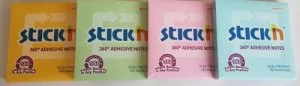 Image of Stickn Repos 360 Notes 76x76mm Pack of 12