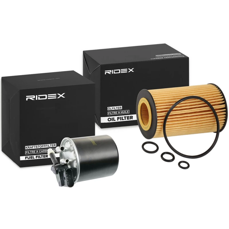 Image of RIDEX 4055F34630 Filter Set with gaskets/seals Filter Set (4055)