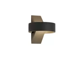 Image of Maite LED Up & Downward Lighting Wall Light, 6W, 3000K, Anthracite, 520lm, IP54