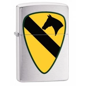 Zippo US Army 1st Cavarlry Brushed Chrome