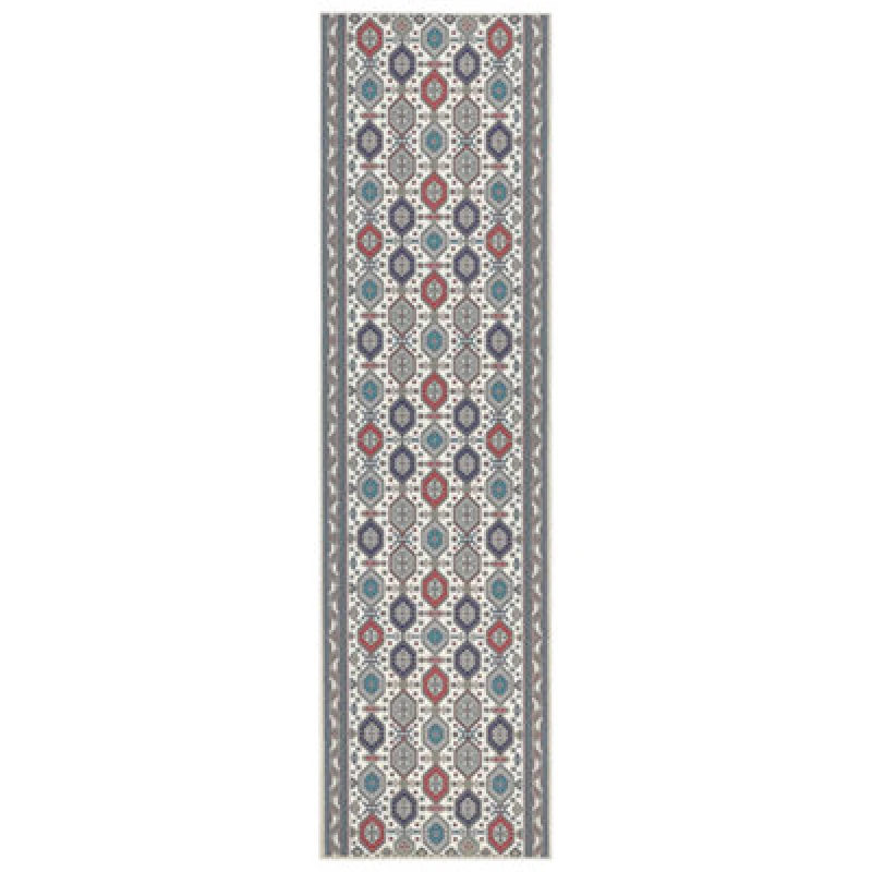 Image of Beliani Rug Hacilar Multicolour 80 X 300 Cm