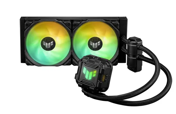 Image of Asus ASUS TUF GAMING LC II 240 ARGB Processor Liquid cooling kit 12cm Black 90RC00U1-M0UAY0